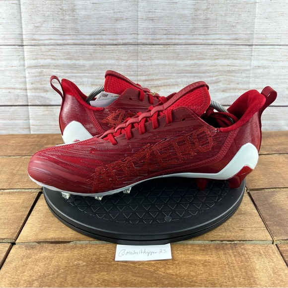 Adidas Adizero Football Cleats ‘Power Red Cloud White’